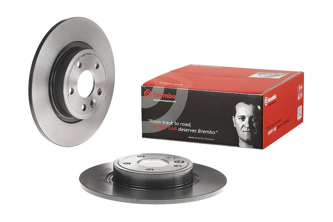 08C20811C02 – BREMBO Brake Rotor, Solid One Piece Design Wheel Bolt Pattern 5 x 107.95 Millimeter 300 Millimeter Diam...